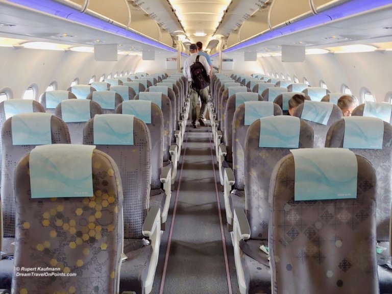 Review EVA Air Economy Class a steppedup experience from a 5star